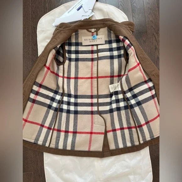 Authentic Burberry Brit 100% wool coat US 4 - Picture 5 of 16
